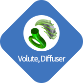 Volute, Diffuser